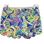 Lilly Pulitzer Magnolia Shorts Toucan Scalloped Women 6 Resortwear Beachy Preppy Photo 5