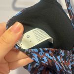 Lululemon Blue black and brown patterned ‎ energy bra Photo 1