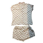 Hypnotic Women's Pink Bow Print Pajama Set Size L Photo 1