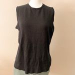 Laura Ashley Vintage  Black Tank Top Photo 4