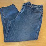 Talbots  Womens Everyday Relaxed Frayed Hem Denim Jeans Mid Wash Blue‎ Size 18 Photo 4