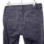 Driftwood  Jeans Jackie Lace Trim Raw-hem Slim Jeans Black Stretch Denim Size 28 Photo 6