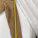 VTG Leather Tan Safari Elephant Animal Boho Jacket Coat Nature quaker factory M Size M Photo 7