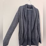 Max & Mia  Gray/Blue Open Front Cozy Knit Cardigan Sweater Size Large Photo 1