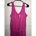 Lou & grey NEW  Pink Sleeveless Jumpsuit with V-Neckline Size Small Photo 1
