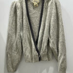 Reference Point  Angora Silk Lambswool rabbit Sweater Grey 80’s vintage cardigan Photo 0