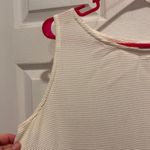 Eileen Fisher Ivory Textured Sleeveless Tank Top Made in USA Large Minimalist Photo 1