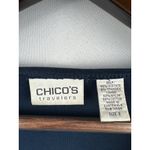 Women's Chico’s 2XL Navy Blue with White & Black Embroidery Long Sleeve Sweater Size undefined Photo 3