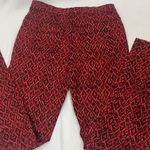 DG2 by Diane Gilman Black and Red Geo Patterned Straight Leg Jeans size 2 Photo 7