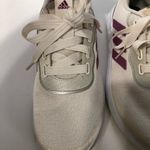 Adidas ‎ QT Racer Sport Women's Size 7 Cream Purple Running Shoes Art FY5679 Photo 10