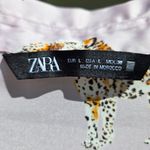 ZARA  Satin Effect Cheetah Printed Blouse sz L Photo 9