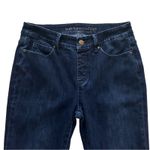 Soft Surroundings  Jeans Dark Wash Soft Stretch Pull On Skinny Denim Jean Size XS Photo 4