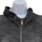 Calvin Klein Jeans Large Black Gray Hoodie Full Zip Kangaroo Pocket Jacket Photo 2