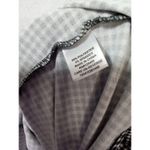 Elle ‎ Womens XL Sleeveless Black And White Checkered Blouse Ties round neck Photo 8