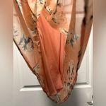 Source Unknown Boutique Plush Pink Floral Blouse Large Photo 2