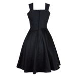 HEMET Gothic Halloween Black & Red Midi Dress Skull‎ Birds Small Steampunk Photo 2