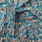 Anthropologie Pilcro Blue Motif Tunic Buttondown Shirt Photo 5