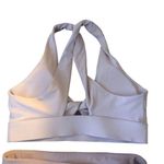 Fabletics 2PC Leggings & Sports Bra M Light Pink/Mauve Yoga Work~Out Twist Top Photo 3