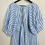 Free People Bop Around Stripe Romper in Oxford Combo Size Large Photo 10