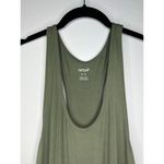 Aerie  Jogger Jumpsuit Size Medium Olive Green Sleeveless Tank Comfort One-Piece Photo 2