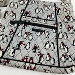 Vera Bradley  Quilted Playful Penguins novelty print Gray Hipster Crossbody Bag Photo 5