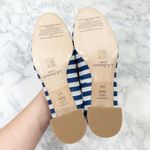LK Bennett Hadley Blue White Striped Closed Courts Heels Size 9 Photo 6