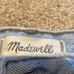 Madewell  The Perfect Jean Short Blue Raw Hem Size 27 Photo 3
