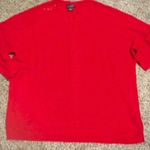 Questions Red Knit Sweater Cozy Casual Winter Plus Size 2X Red Photo 0
