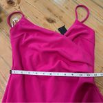 Sweetest Admirer Magenta Ruched Surplice Maxi Dress Pink Photo 6