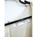 Mac Duggal 4977 Taupe Gold Sequin V Neck Illusion Long Sleeve A Line Gown 4 NWT Photo 8