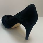 Talbots  Black Suede Open Toe Pumps Photo 9