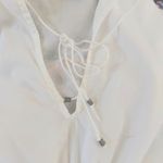 Calvin Klein Jeans Calvin Klein neck tie short sleeve blouse size medium Photo 3