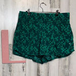 JoyLab Green Geometric Active Shorts Women’s XL High Waist Workout Running Short Photo 0