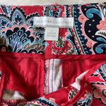 New York & Company Women Paisley Print Shorts Size 0 Pink Photo 4
