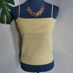Dolce Vita Sweater Tube Top w/ Straps Yellow Size L Photo 4