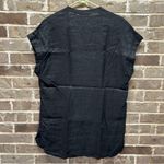 Athleta Linen Column Embroidery Black White Lux Kaftan Tunic Top Size XS NWT Photo 2