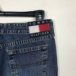 Tommy Hilfiger Vintage Y2K  Euro Flare Blue Jeans Denim Big Logo Patch Size 27 Photo 5