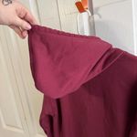 Reebok burgundy embroidered logo hoodie size XS Photo 4