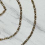 Skinny Gold Tone Swirl Chain Link Purse Handbag Replacement Strap ✨ Photo 5