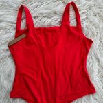 SKIMS  Fits Everybody Square Neck Bodysuit Poppy Size XL Photo 6