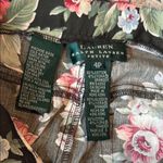 Lauren Ralph Lauren Floral Print Capri Pants Petite 4P Green Size 4 Photo 1