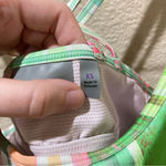 Athleta  Wailea Sports Bra Full Focus Green Print Strappy Swim Top Size XS Photo 6