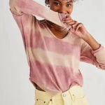 Free People We‎ The Free Come And Get It Washed Stripe Tee Photo 0