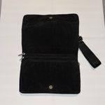 Baggallini  Black Crossbody Bag Triple Layer Zipper Purse Flap‎ Travel Organizer Photo 1