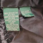 Ralph Lauren  Quilted Black Velvet Silk Blend Jacket Photo 8