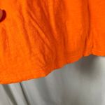 Denver Broncos NFL Womens T Shirt Large Orange Football V Neck Tee Photo 6