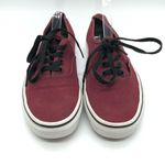 Vans  Low Top Sneakers Canvas Lace Up Burgundy Mens 6 Womens 7.5 Photo 1
