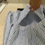 Maeve Anthropologie Stripe Long-Sleeve Cut-Out Shirt Size M $60 Photo 6