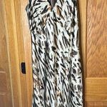 Lane Bryant Animal Print Bohemian Slip On Cocktail Party Silk Maxi Dress, Sz 14 Photo 0