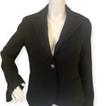 The Fillmore Wool Blend Faux Leather Women’s Coat Black Size M Photo 2